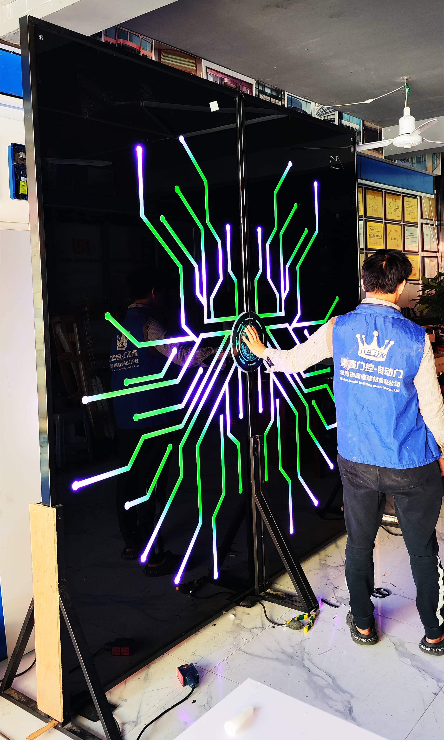 酷炫科技创意门电竞主题网红门