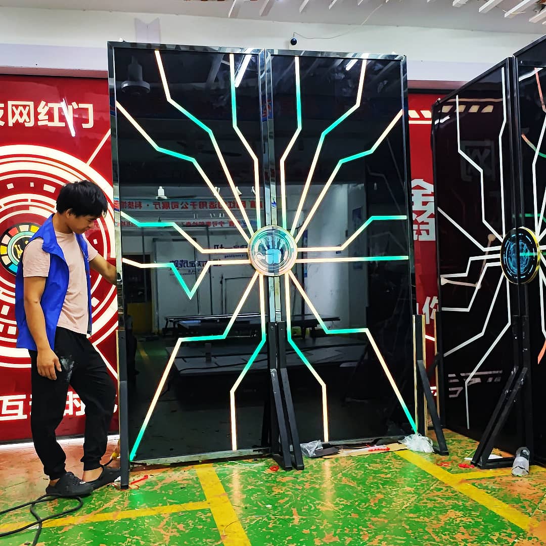 网红掌纹掌静脉智能门