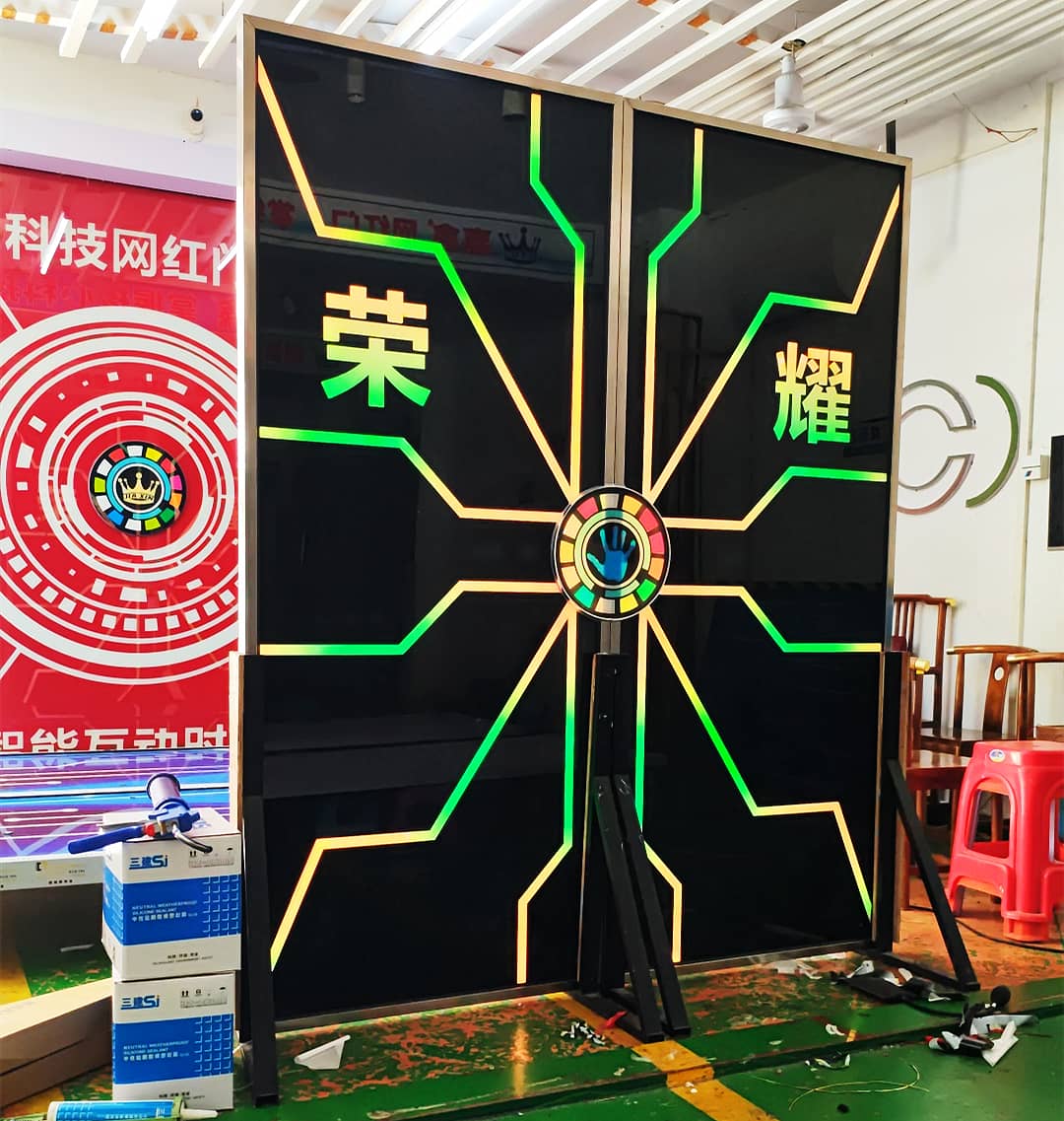 展览馆网红门 带掌纹识别的智能门