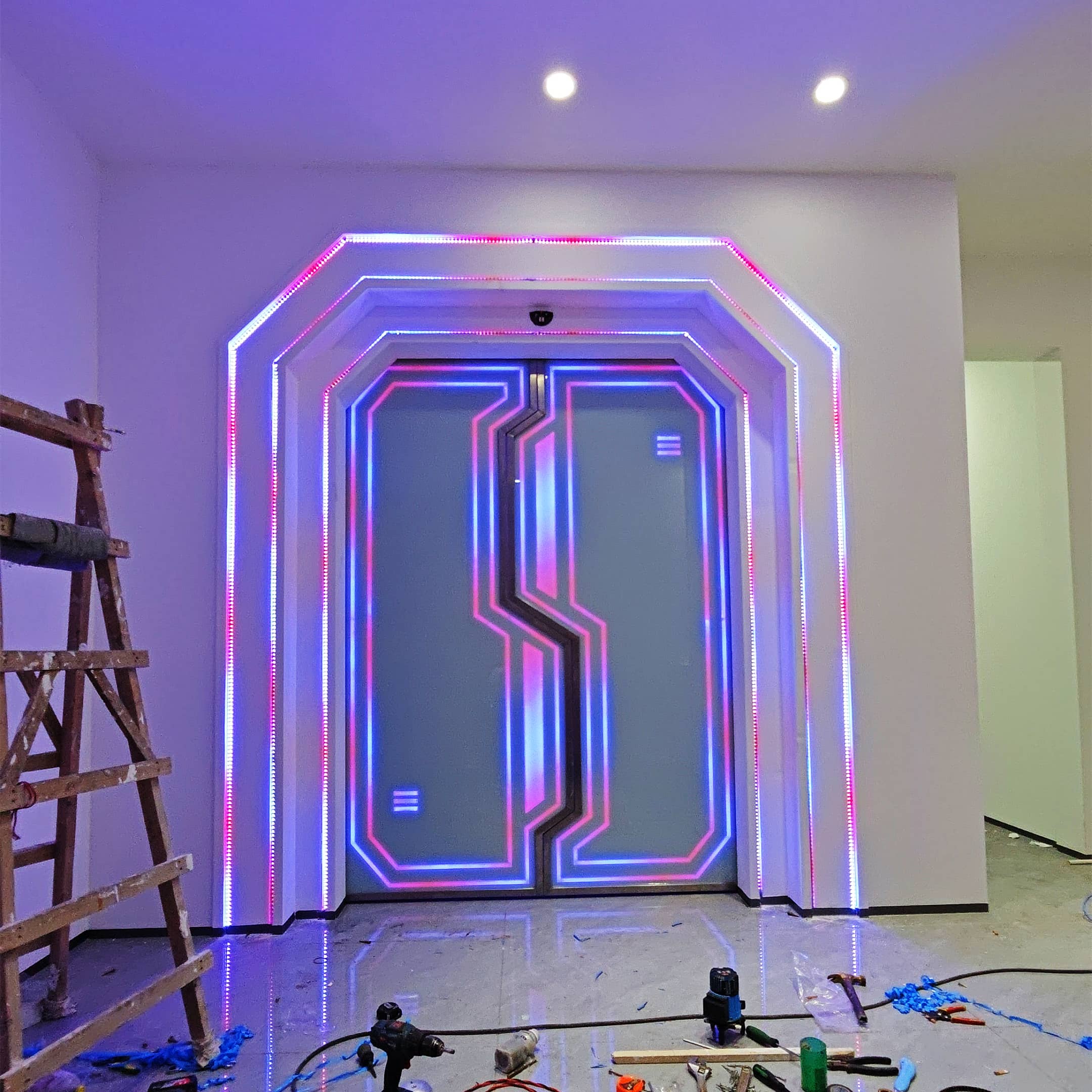 展厅自动门 网红科技炫酷门