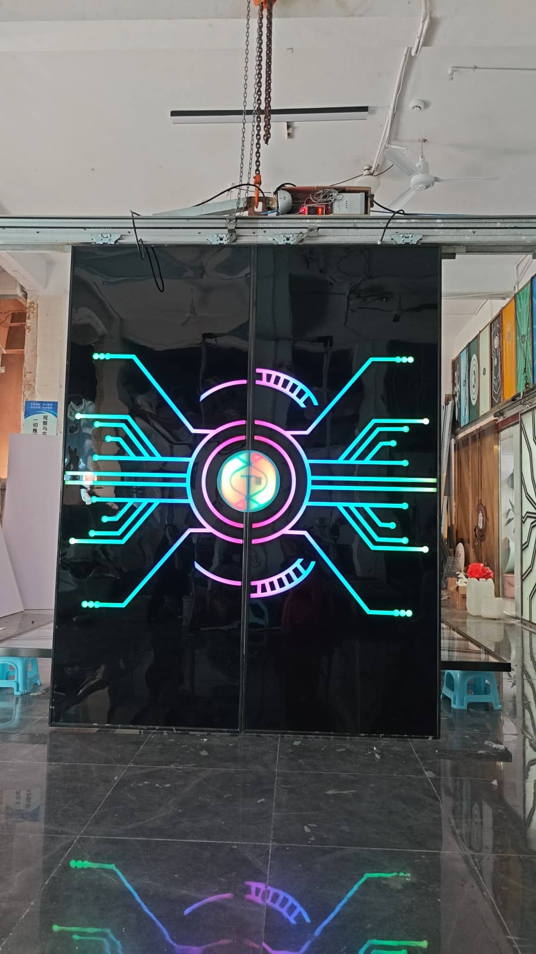 掌纹掌静脉门 嘉鑫手掌自动发光门