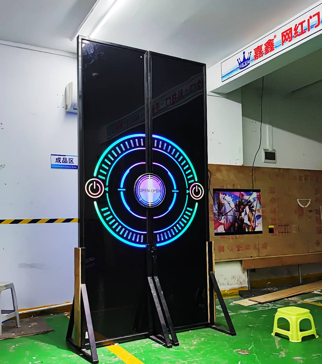 掌纹自动门 展厅酒吧 电竞馆用