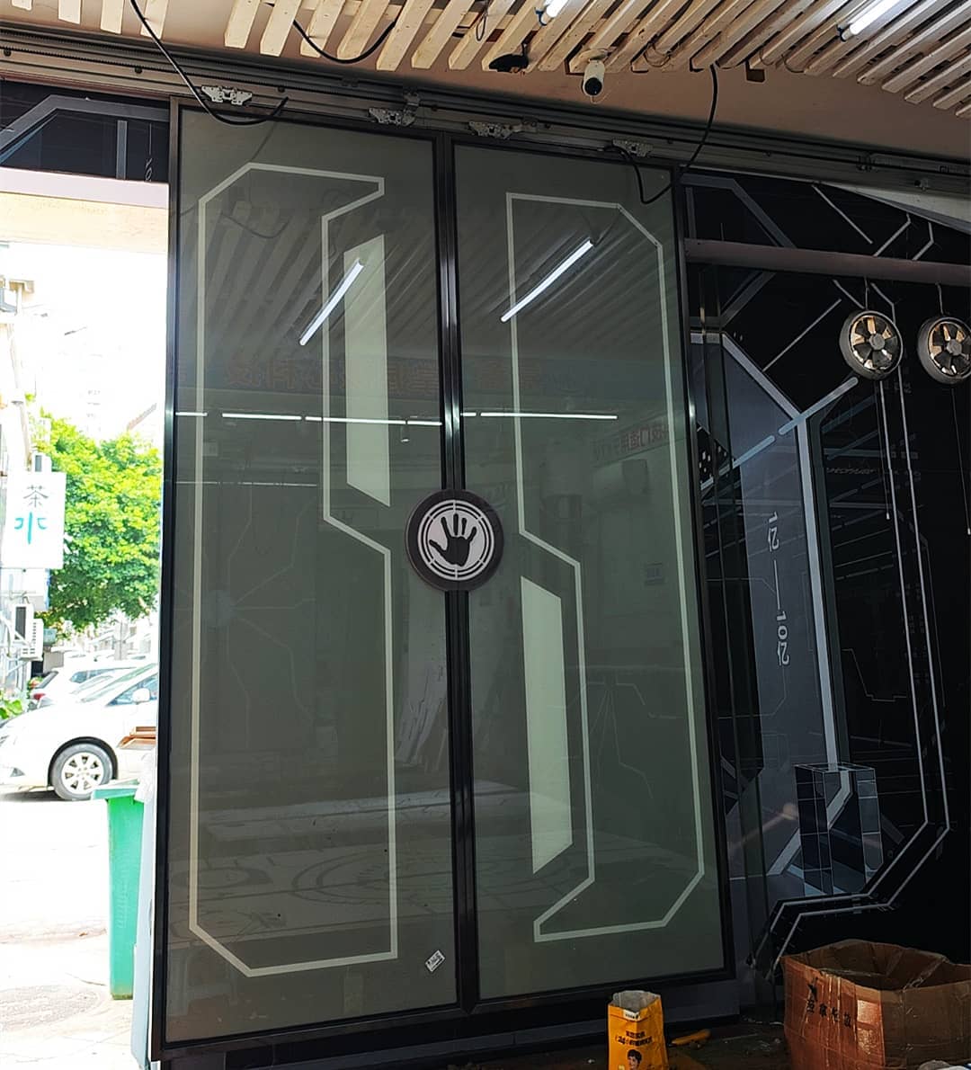 智能电动掌纹门定制