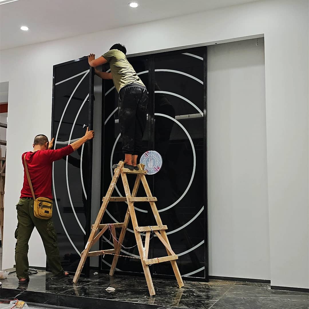 智能感应门 酒吧创意密室门定制