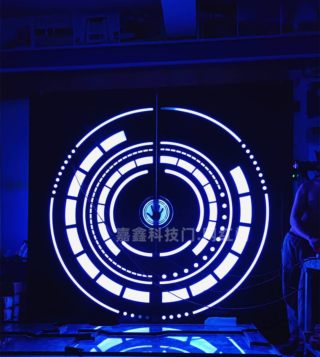 智能科技灯光门